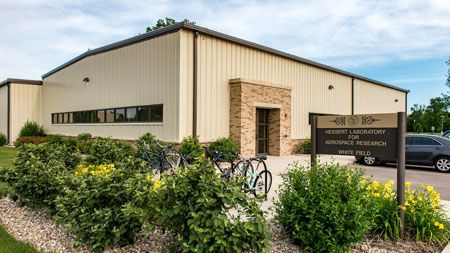 A scene that depicts Aerospace and Mechanical Engineering