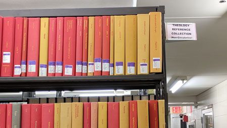 A scene that depicts Theology and Religion